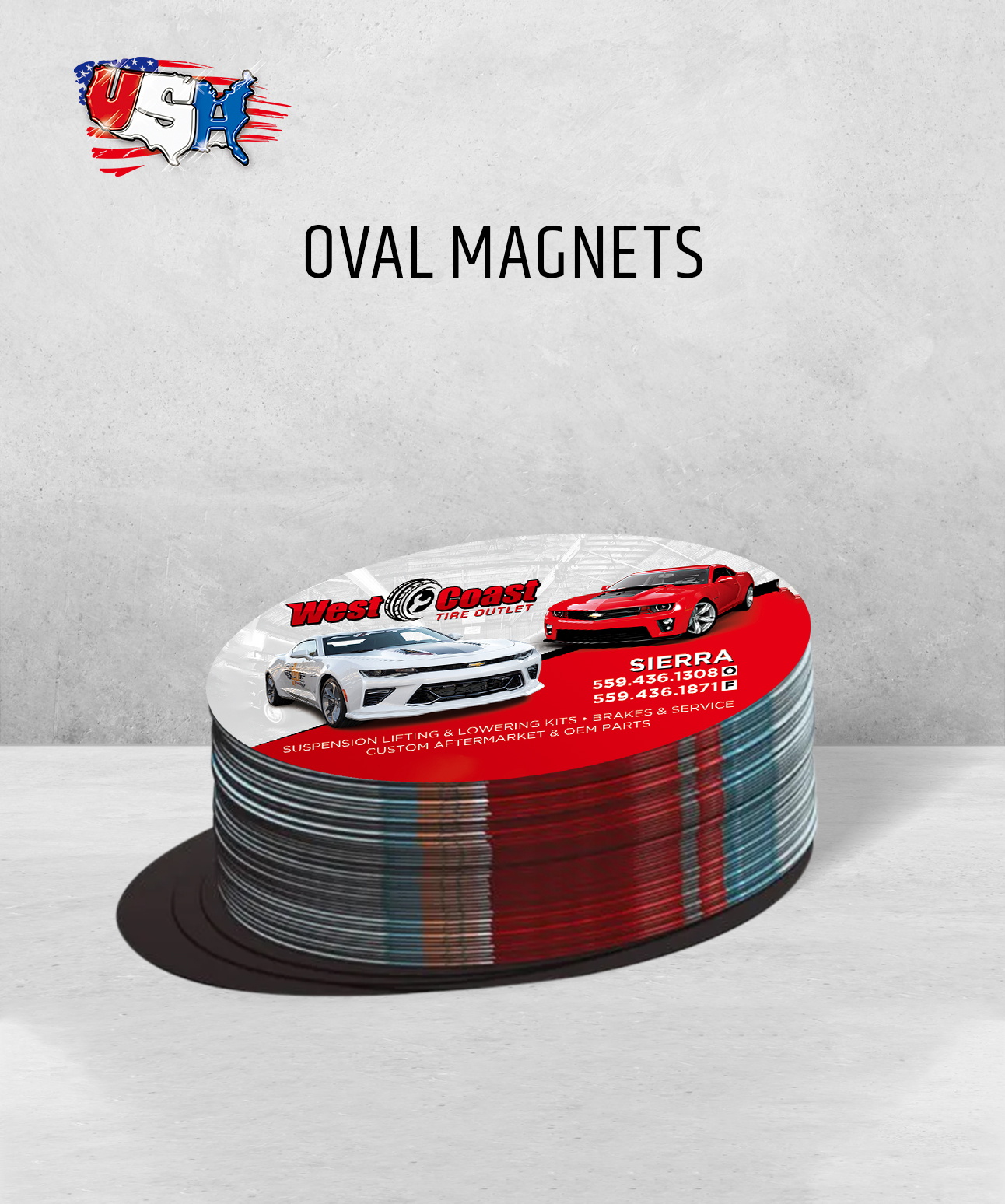 Oval Magnets