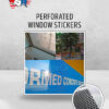 Perforated window Stickers